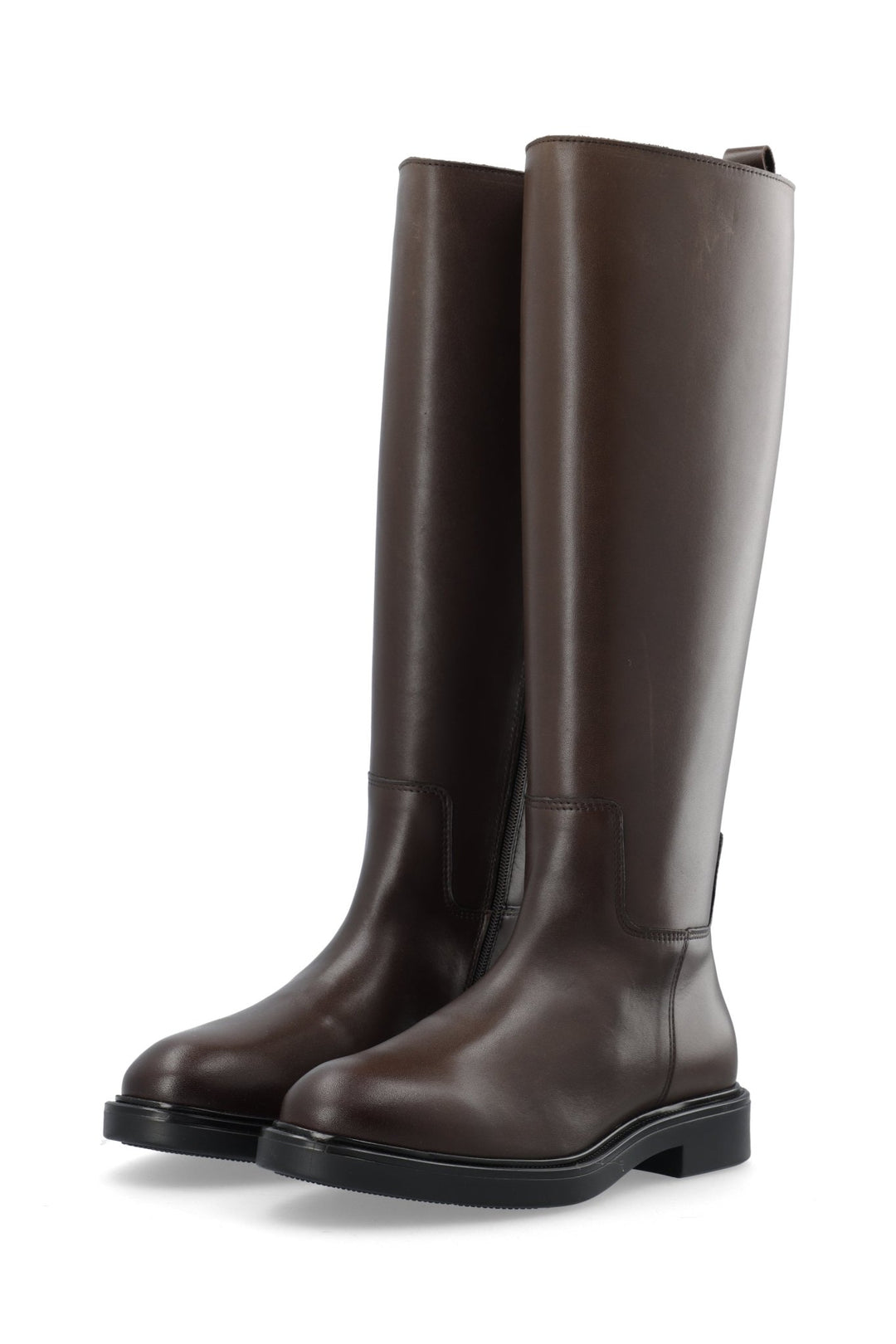 Biaadda Knee High Boot Smooth Leather Brown | Sko | Smuk - Dameklær på nett