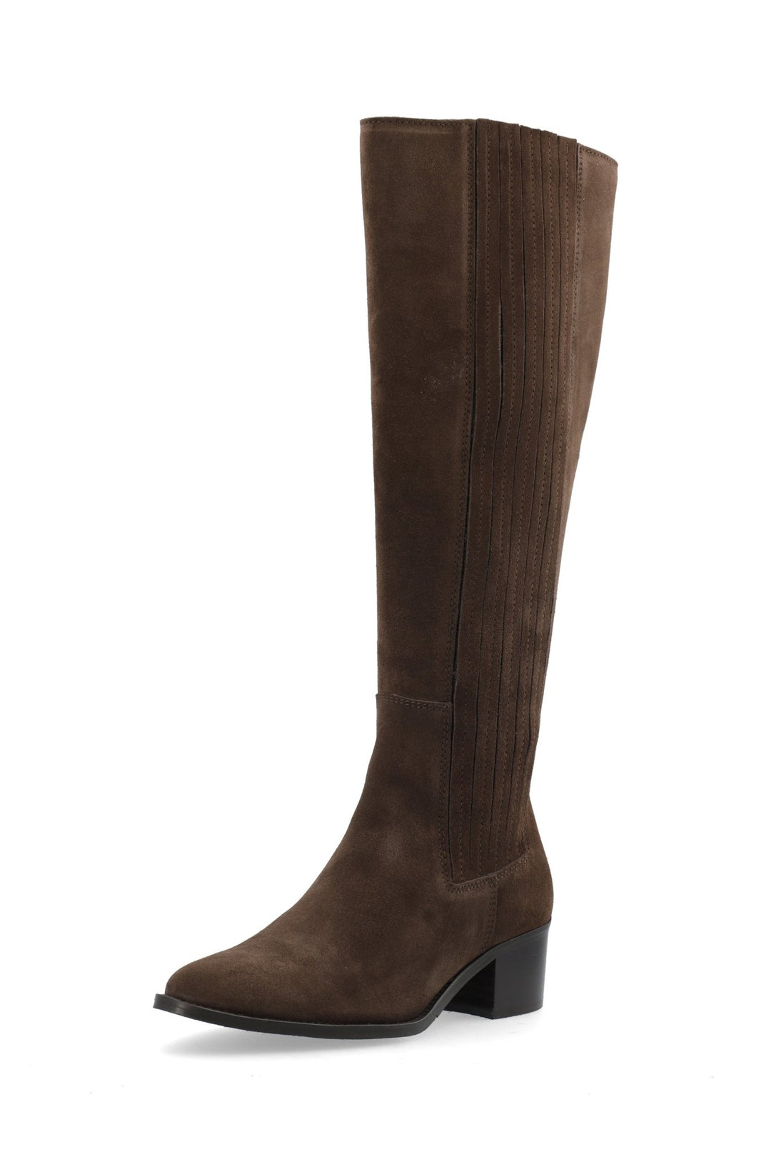 Biacarol Chelsea Knee High Boot Oily Suede Brown | Sko | Smuk