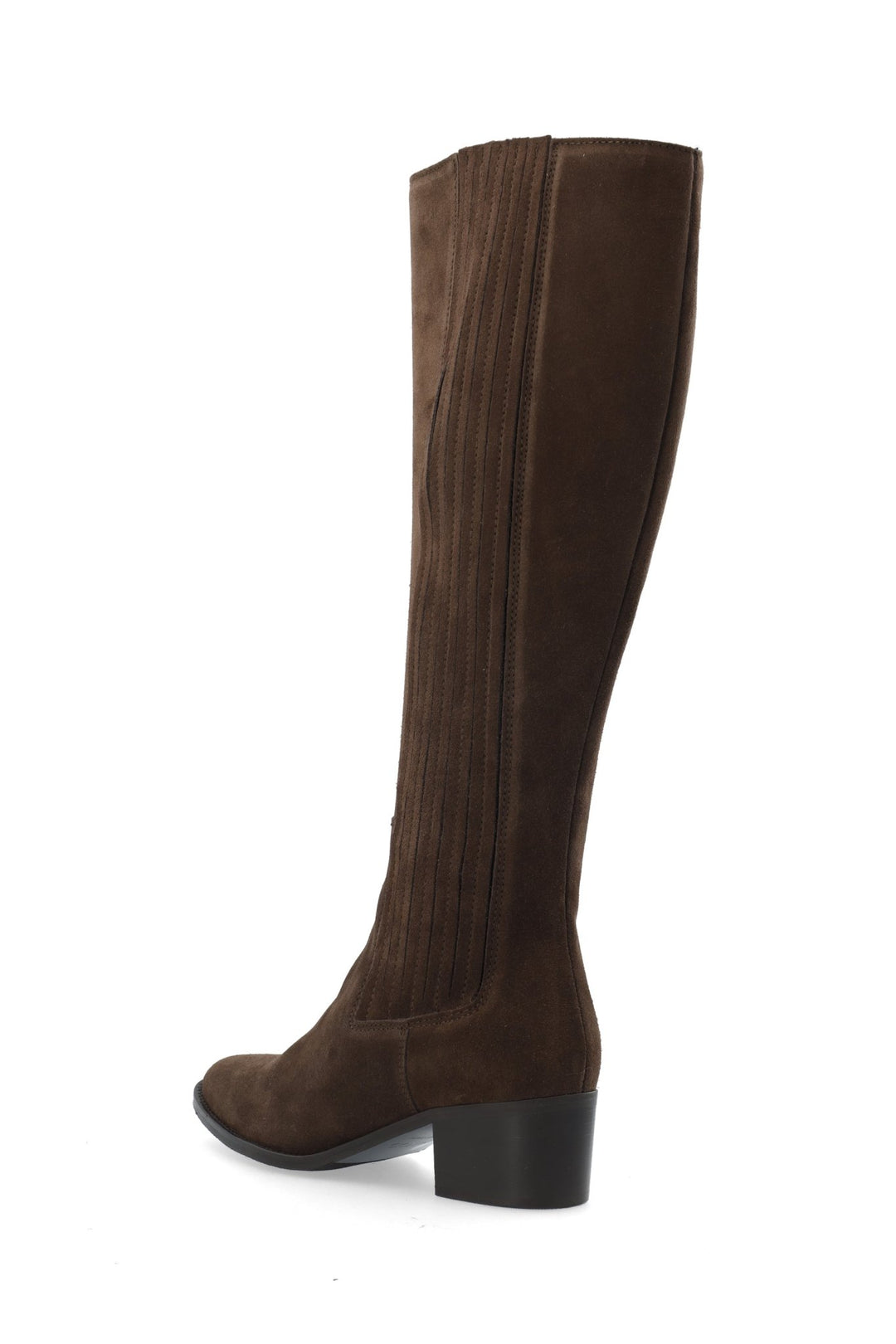 Biacarol Chelsea Knee High Boot Oily Suede Brown | Sko | Smuk