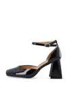 Biajoyce D'Orsay Pump Faux Leather Black Patent