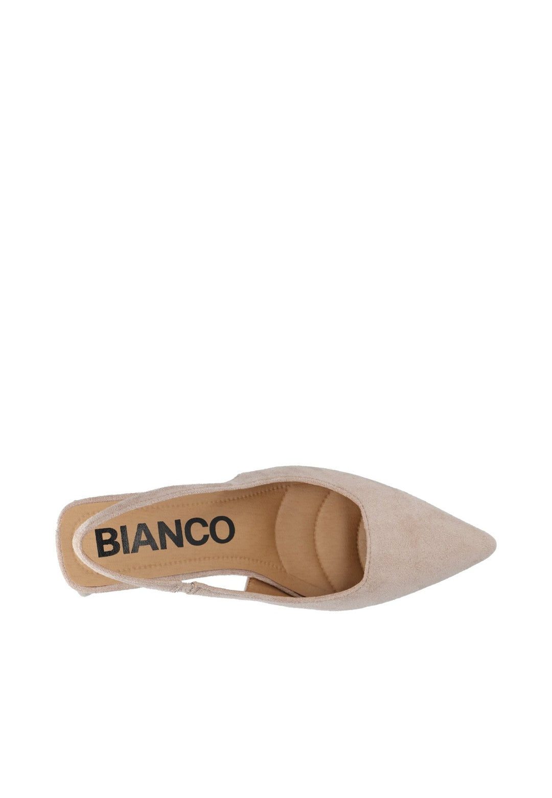 Biamaralyn Slingback Faux Suede Nougat | Sko | Smuk