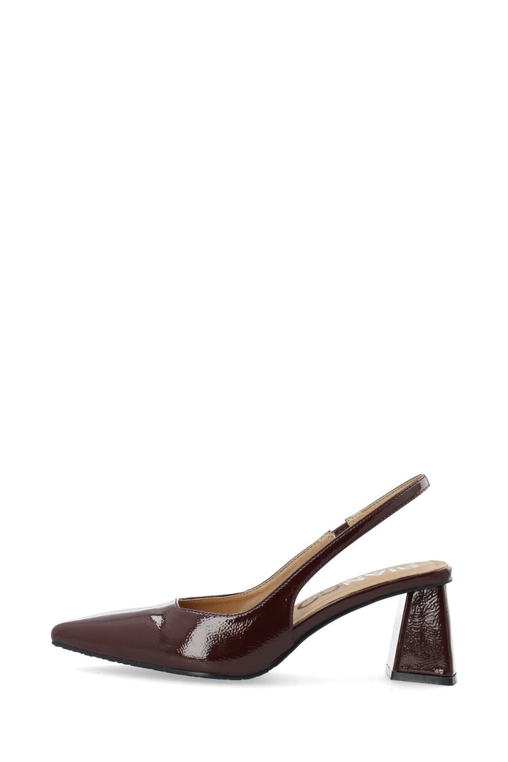 Biamaralyn Slingback Patent Burgundy | Sko | Smuk - Dameklær på nett
