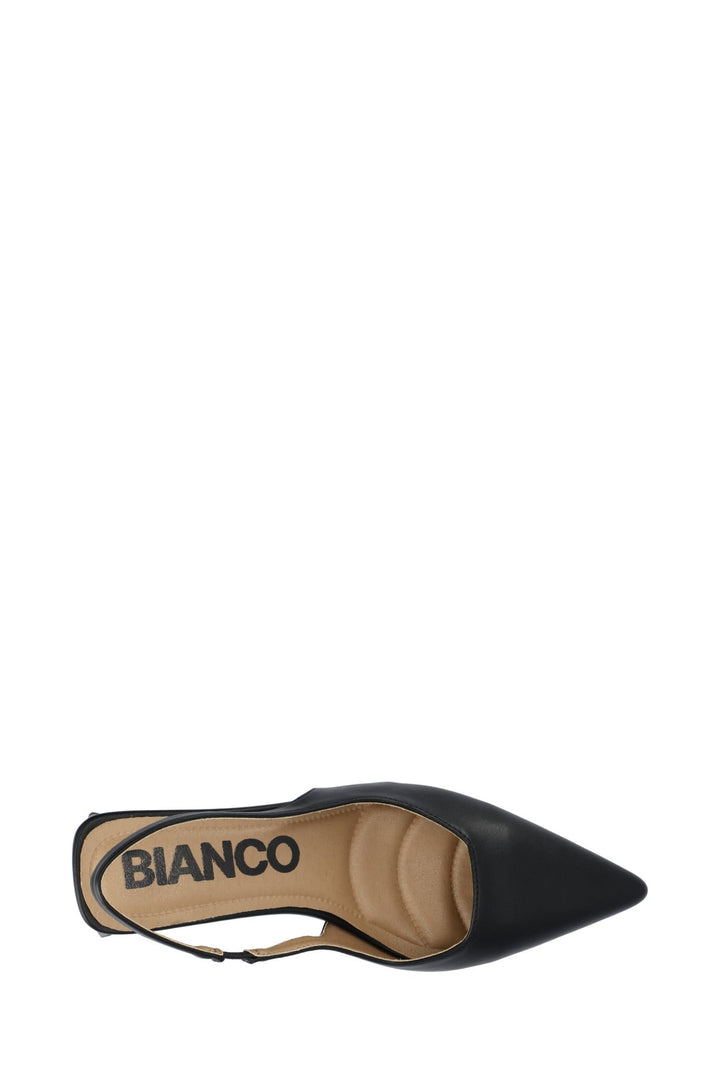 Biamaralyn Slingback Smoth Faux Leather Black | Sko | Smuk - Dameklær på nett