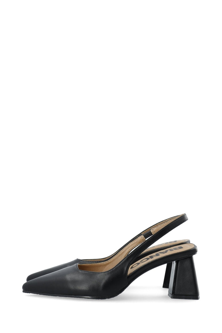 Biamaralyn Slingback Smoth Faux Leather Black | Sko | Smuk - Dameklær på nett