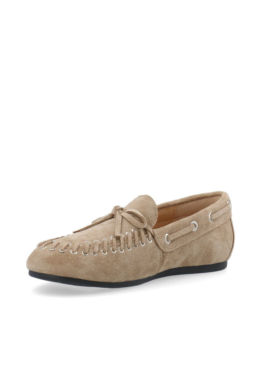Biamarlene Moccassin Slipper Suede Sand | Sko | Smuk