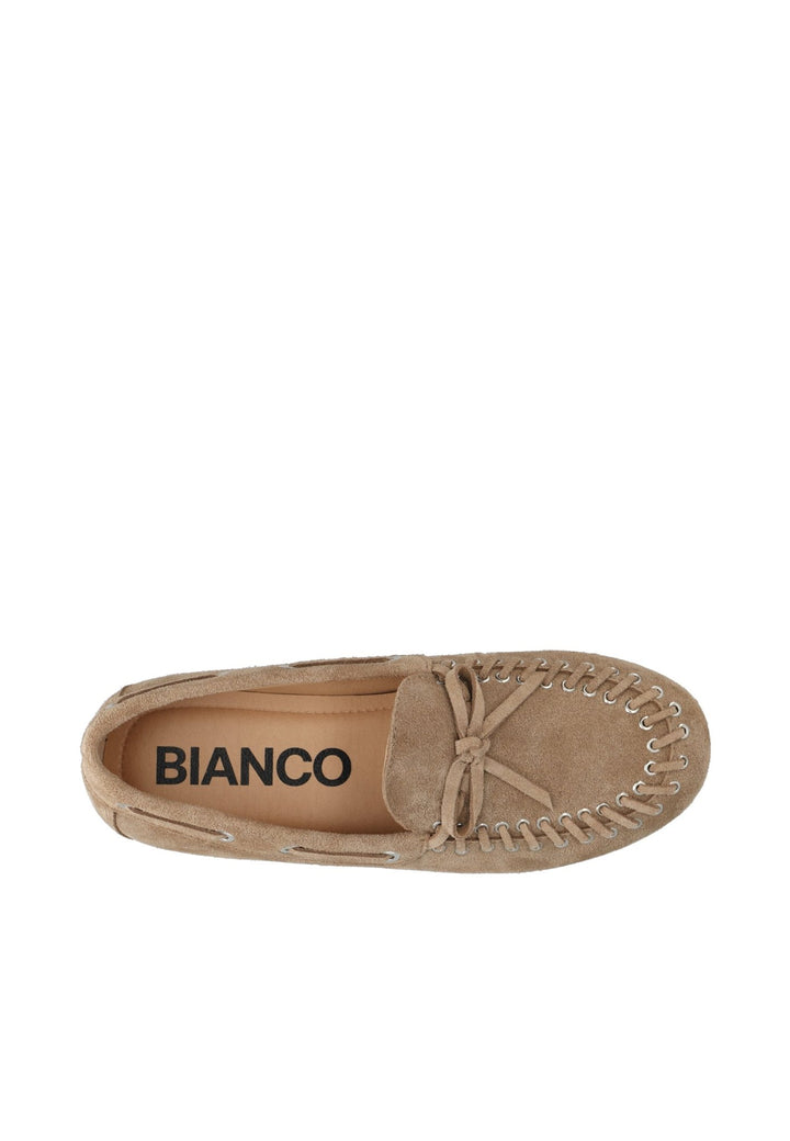 Biamarlene Moccassin Slipper Suede Sand | Sko | Smuk