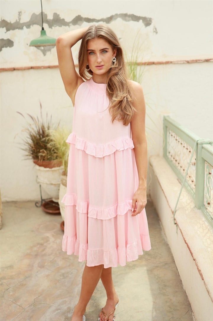 Bianca Short Dress Mini Magnolia | Kjoler | Smuk - Dameklær på nett