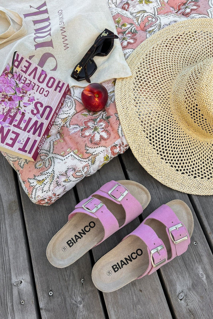 Biaolivia Sandal Suede Dusty Pink | Sko | Smuk - Dameklær på nett