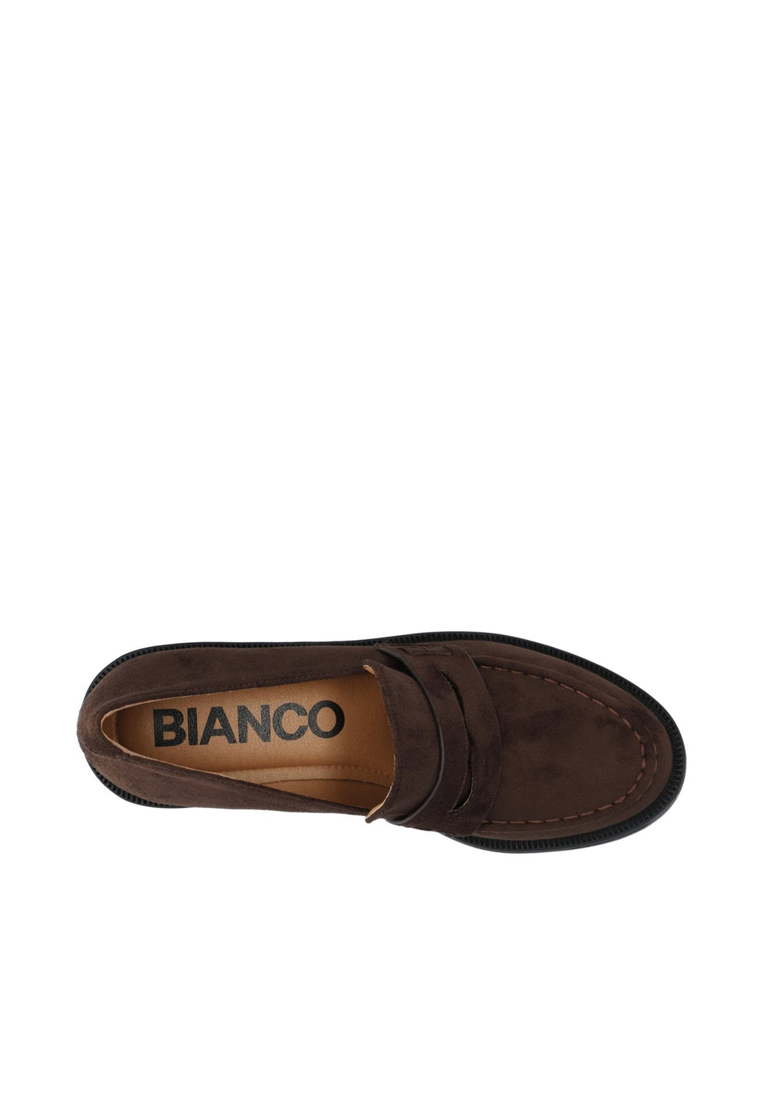 Biapearl Penny Loafer Faux Suede Brown | Sko | Smuk