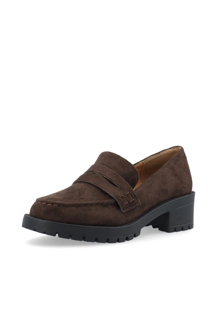 Biapearl Penny Loafer Faux Suede Brown | Sko | Smuk