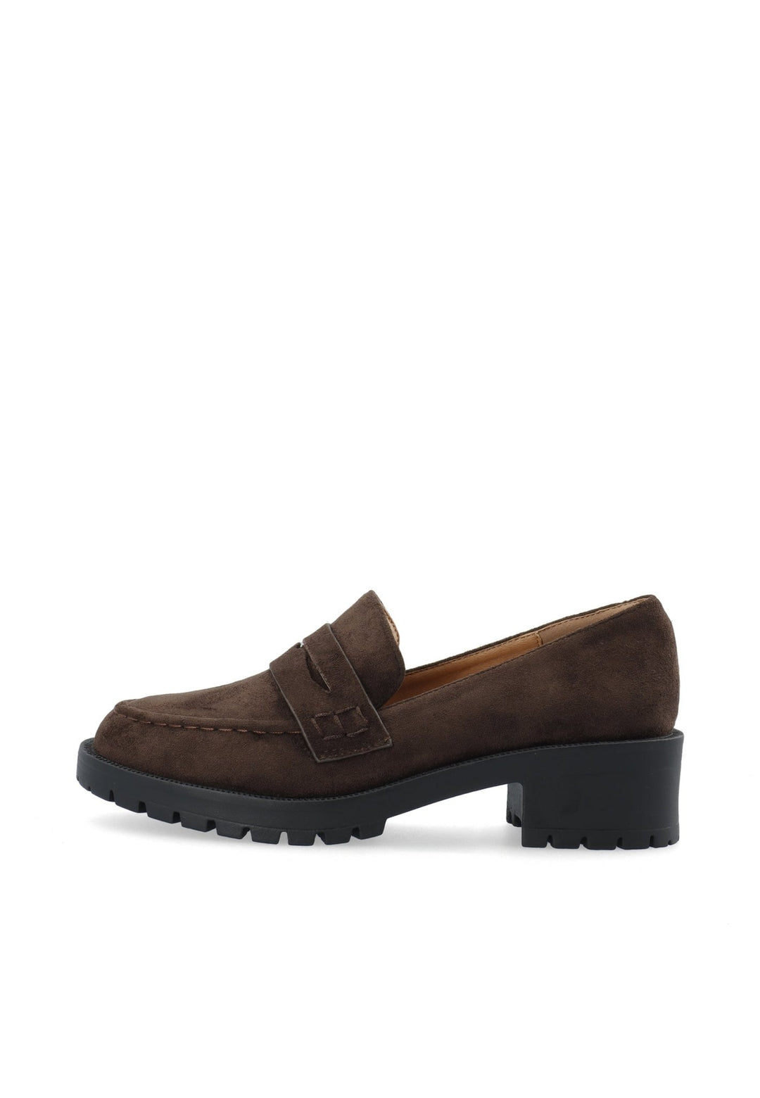 Biapearl Penny Loafer Faux Suede Brown | Sko | Smuk
