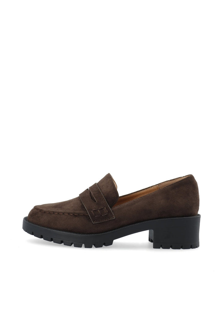 Biapearl Penny Loafer Faux Suede Brown | Sko | Smuk