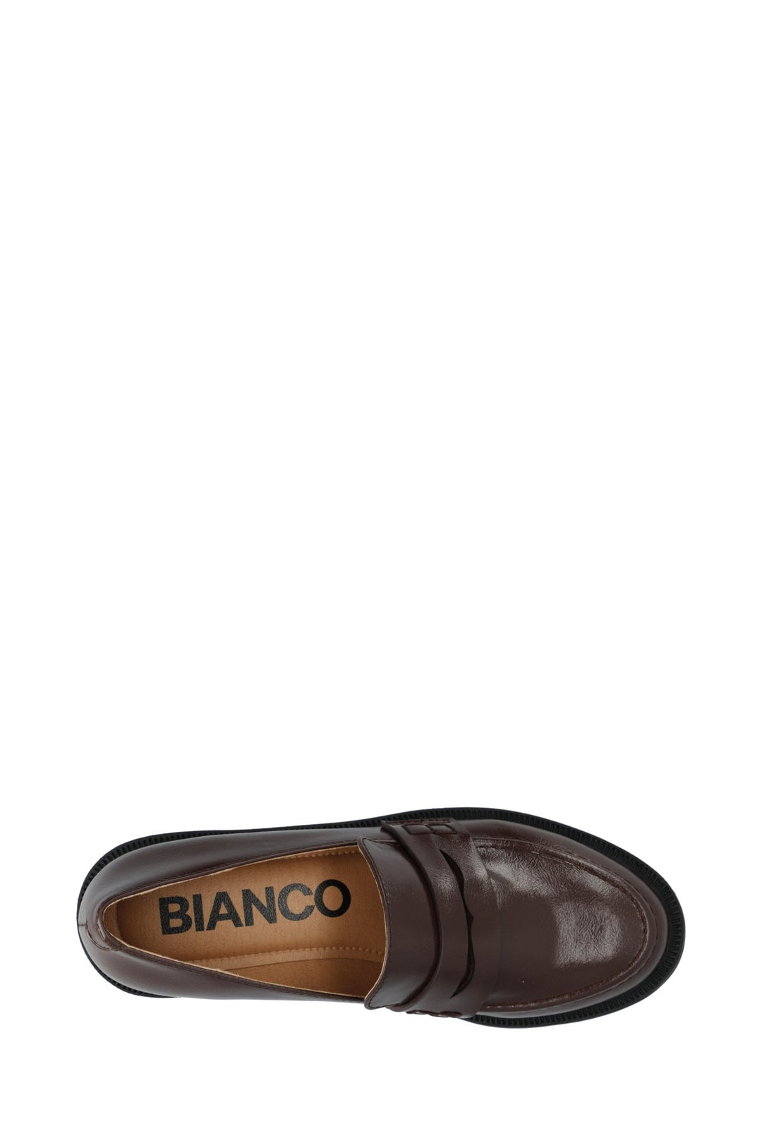 Biapearl Simple Penny Loafer Faux Leather Brown Croco Oversize | Sko | Smuk