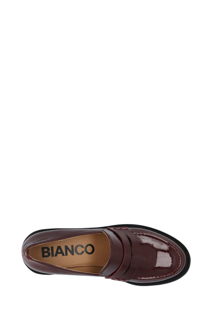 Biapearl Simple Penny Loafer Patent Aquarius Burgundy | Sko | Smuk - Dameklær på nett