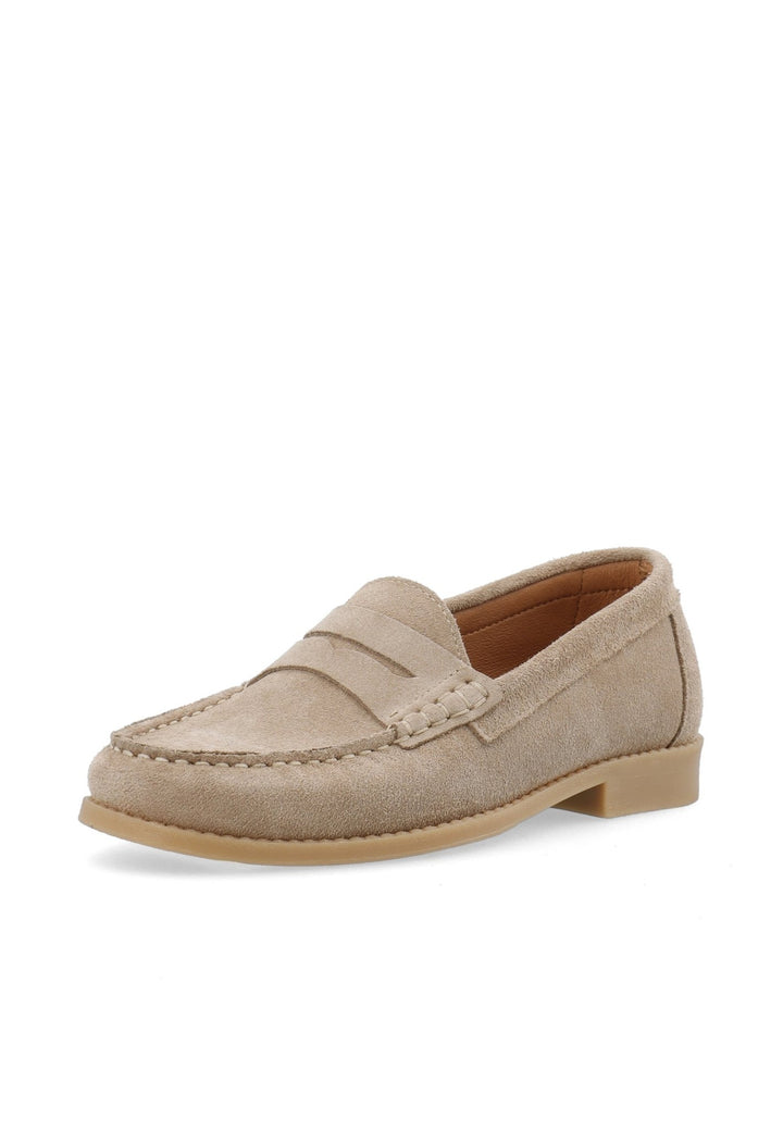 Biapop Penny Loafer Suede Sand | Sko | Smuk