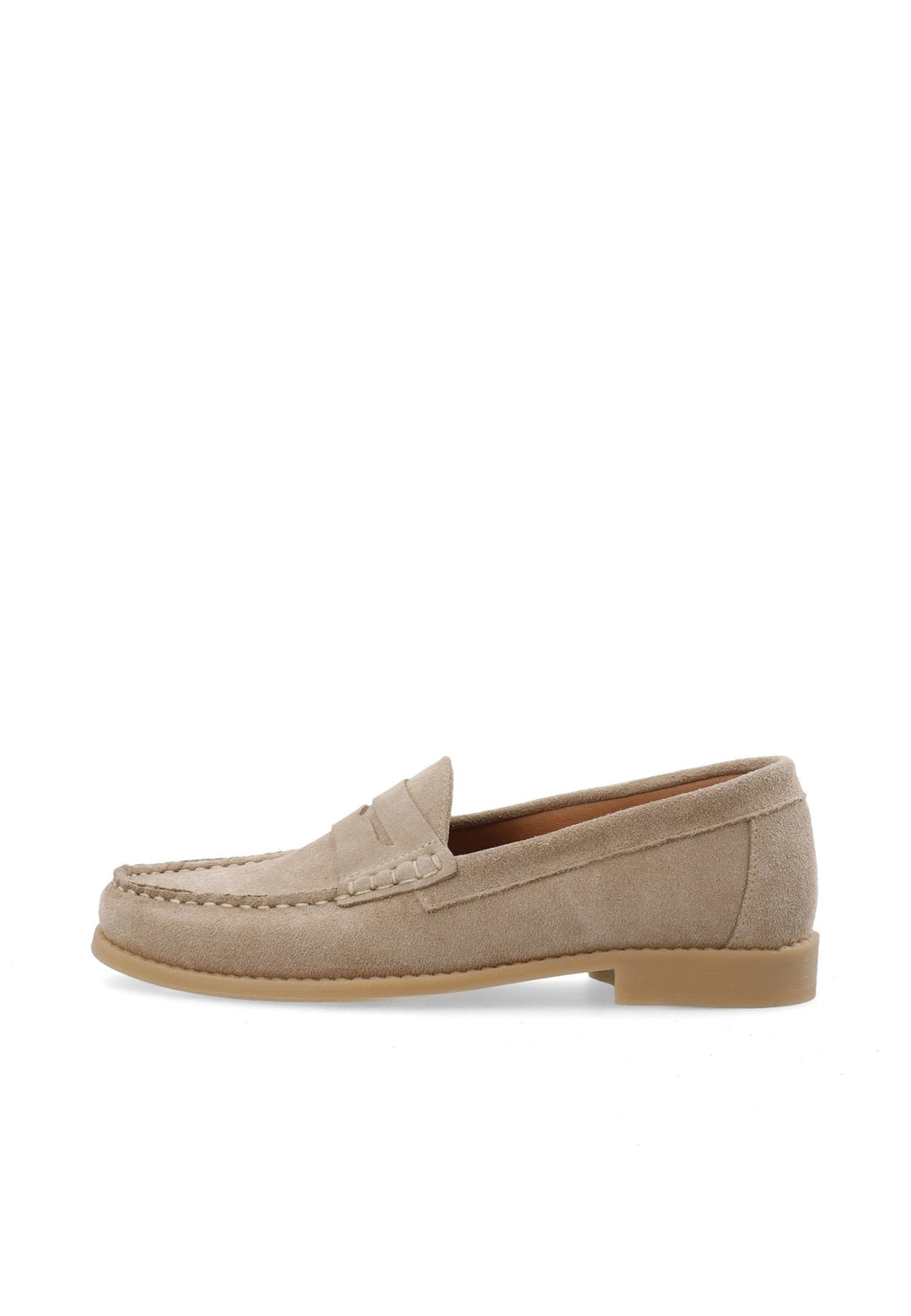 Biapop Penny Loafer Suede Sand | Sko | Smuk