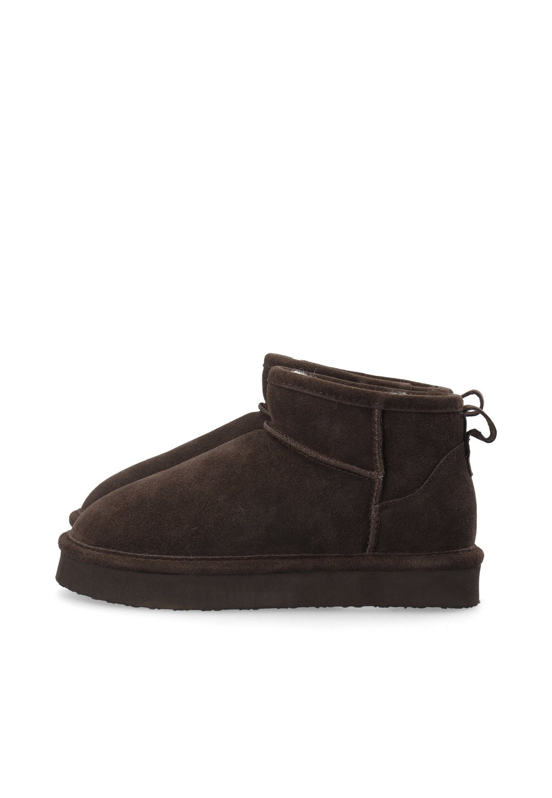 Biasnow Flatform Ankle Boot Suede Dark Brown | Sko | Smuk - Dameklær på nett