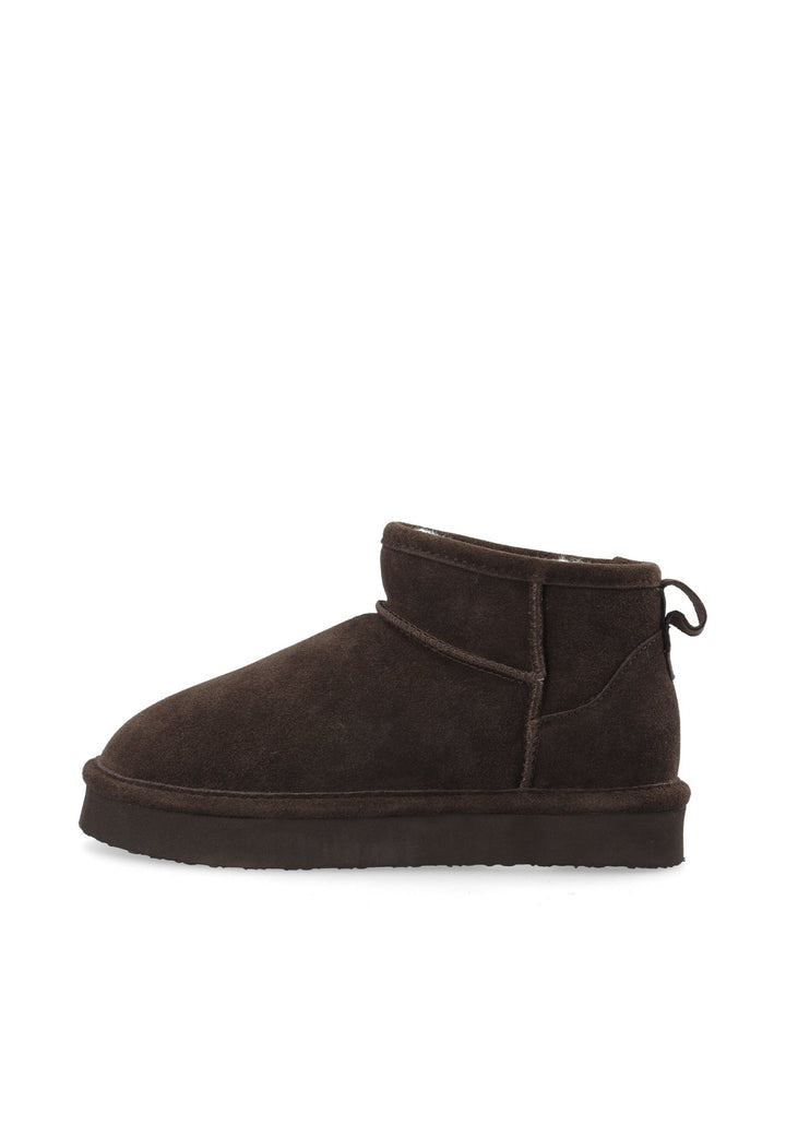 Biasnow Flatform Ankle Boot Suede Dark Brown | Sko | Smuk - Dameklær på nett