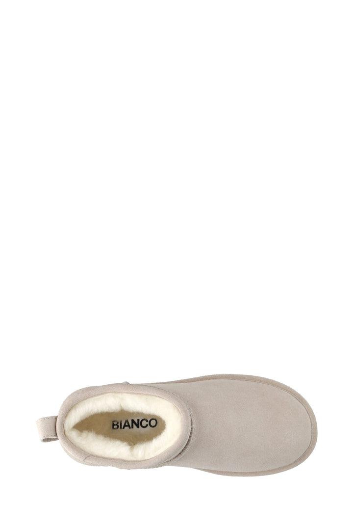 Biasnow Flatform Ankle Boot Suede Sand | Sko | Smuk - Dameklær på nett