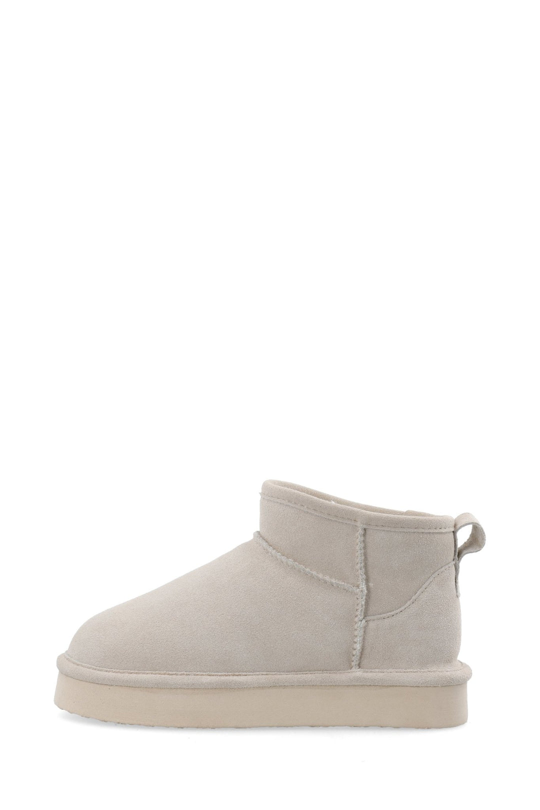 Biasnow Flatform Ankle Boot Suede Sand | Sko | Smuk - Dameklær på nett