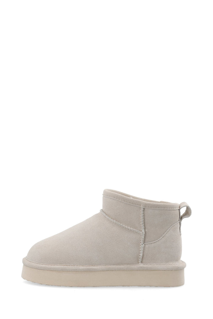 Biasnow Flatform Ankle Boot Suede Sand | Sko | Smuk - Dameklær på nett