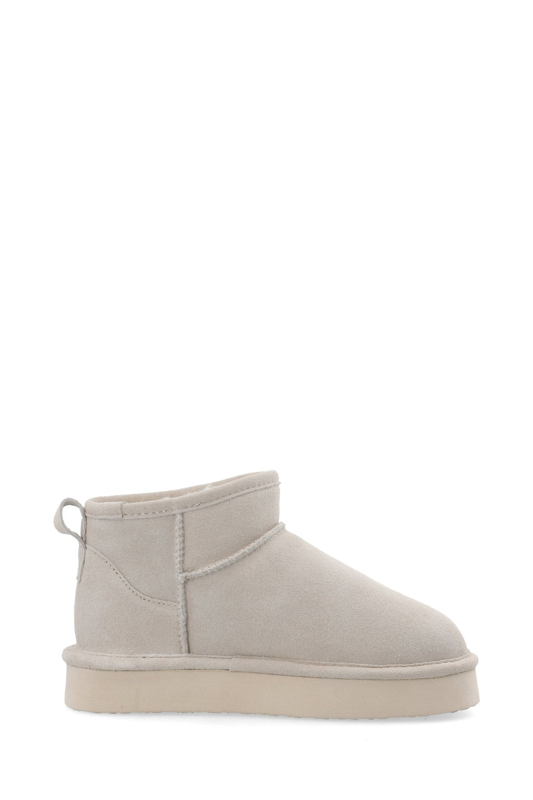 Biasnow Flatform Ankle Boot Suede Sand | Sko | Smuk - Dameklær på nett