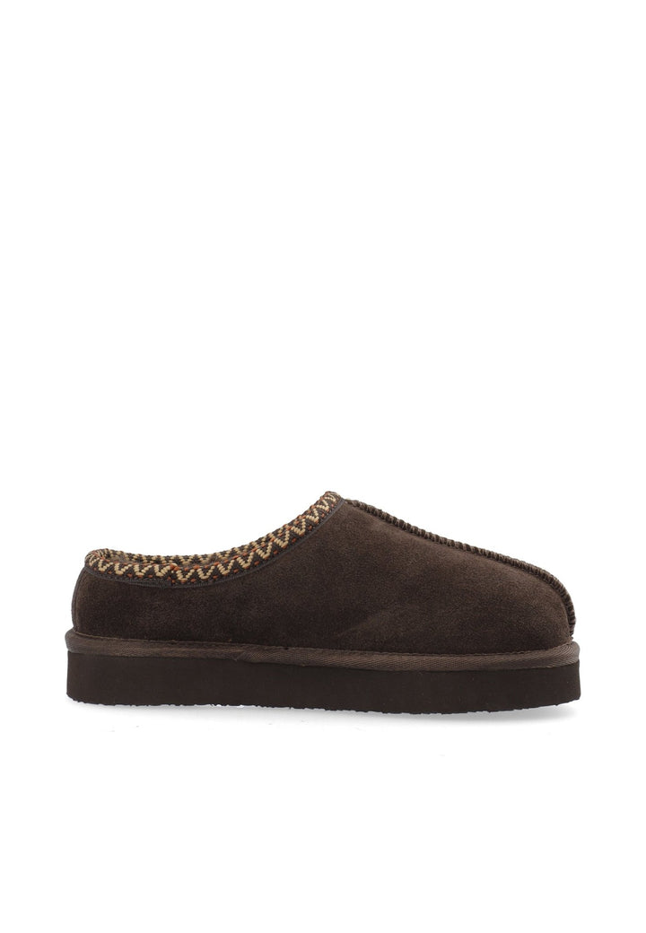 Biasnow Flatform Binded Slip In Shoe Suede Dark Brown | Sko | Smuk - Dameklær på nett