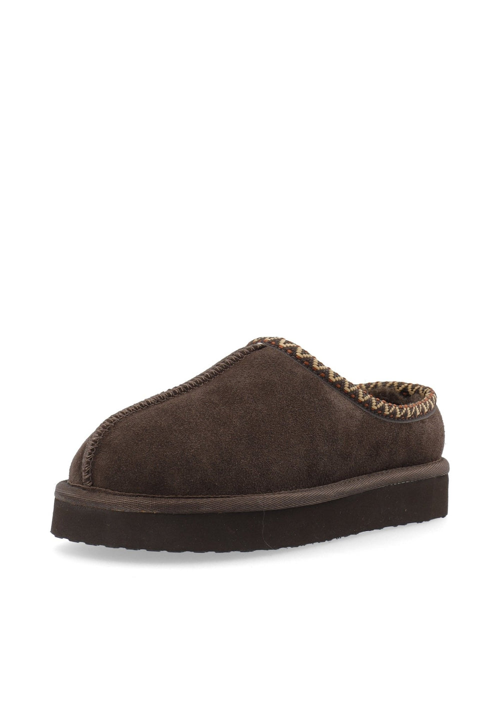 Biasnow Flatform Binded Slip In Shoe Suede Dark Brown | Sko | Smuk - Dameklær på nett