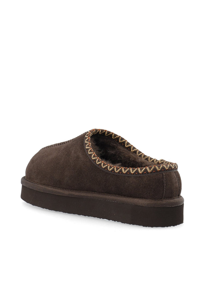 Biasnow Flatform Binded Slip In Shoe Suede Dark Brown | Sko | Smuk - Dameklær på nett