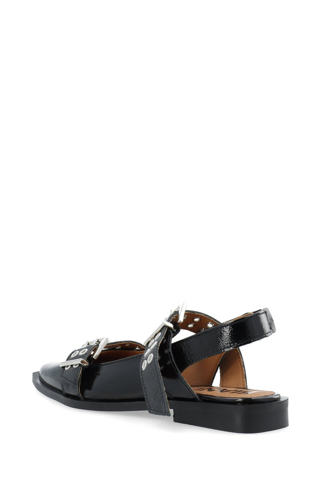 Biavictoria Double Buckle Slingback Nappalak Black | Sko | Smuk - Dameklær på nett