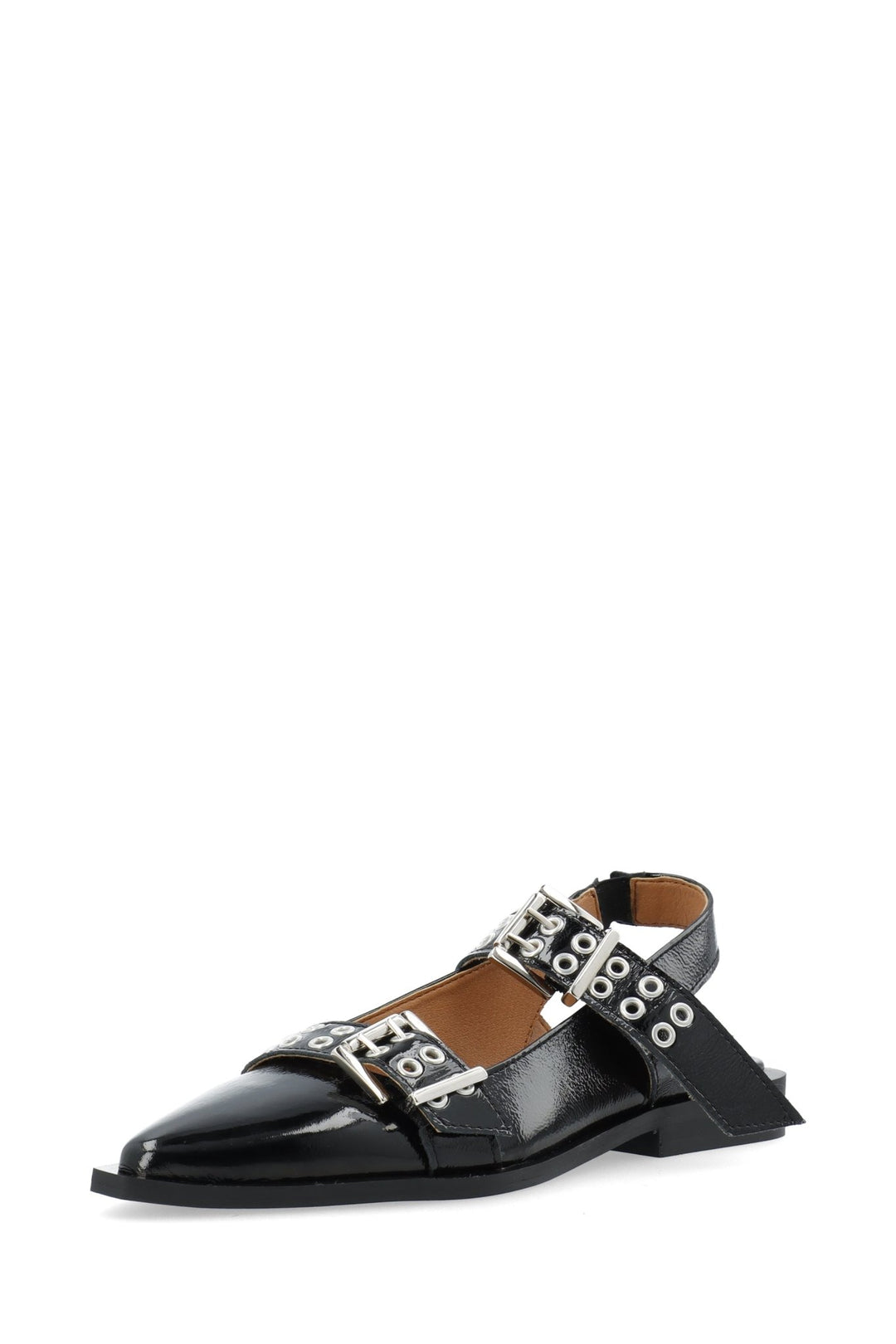 Biavictoria Double Buckle Slingback Nappalak Black | Sko | Smuk - Dameklær på nett