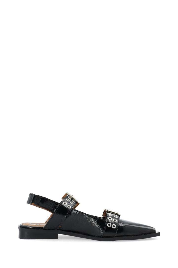 Biavictoria Double Buckle Slingback Nappalak Black | Sko | Smuk - Dameklær på nett