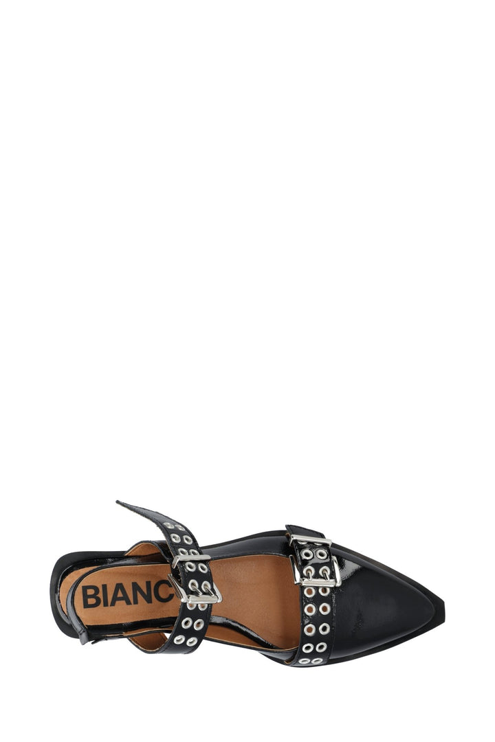 Biavictoria Double Buckle Slingback Nappalak Black | Sko | Smuk - Dameklær på nett