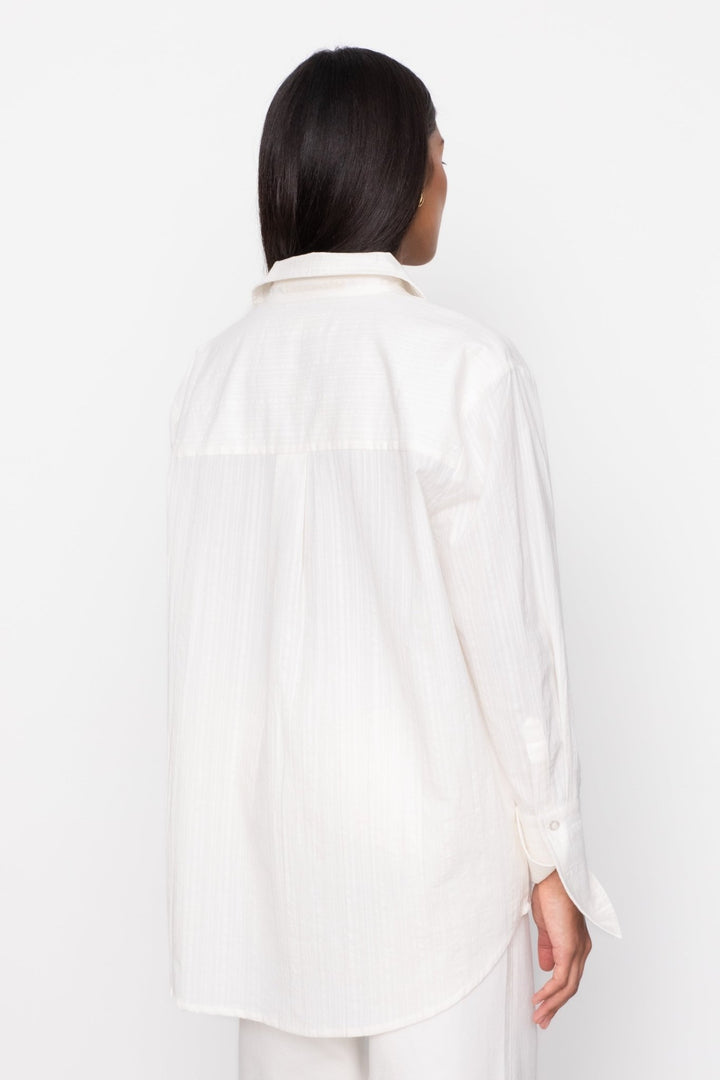 Bibi Crepe Shirt White | Skjorter og bluser | Smuk - Dameklær på nett