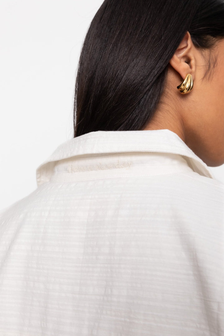 Bibi Crepe Shirt White | Skjorter og bluser | Smuk - Dameklær på nett