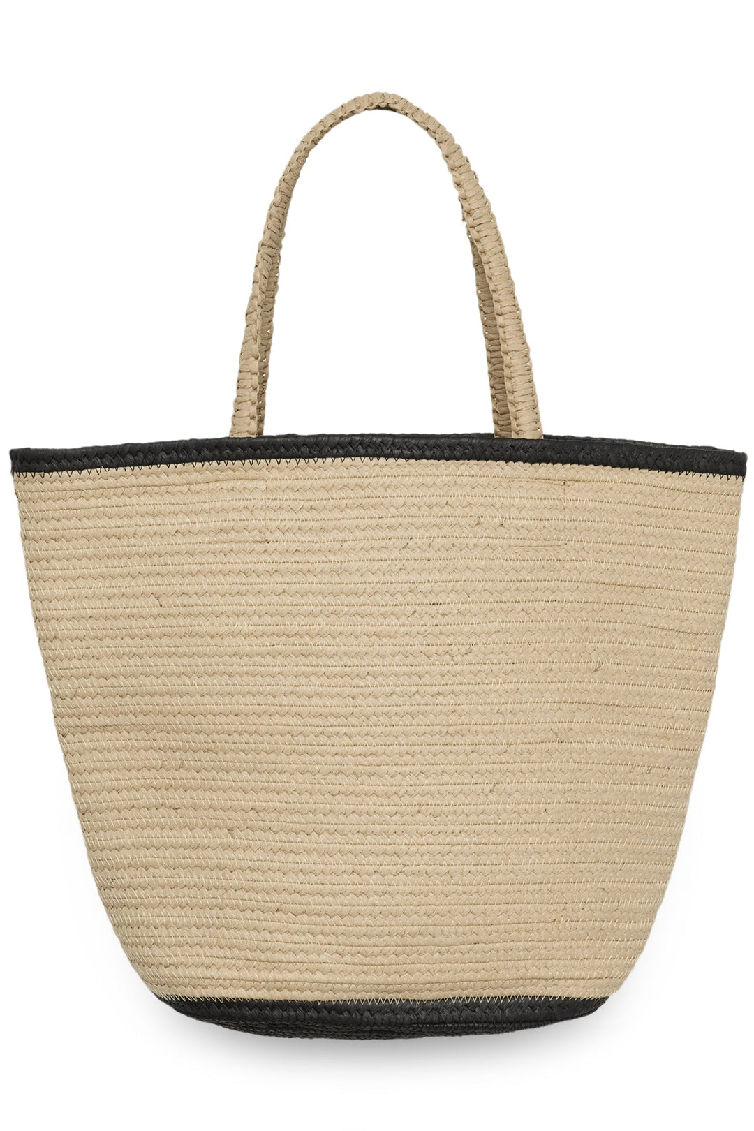 Bigge Bag Natural With. Black Edges | Vesker | Smuk