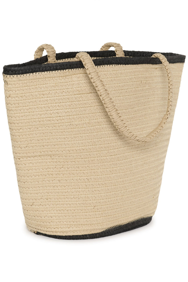 Bigge Bag Natural With. Black Edges | Vesker | Smuk
