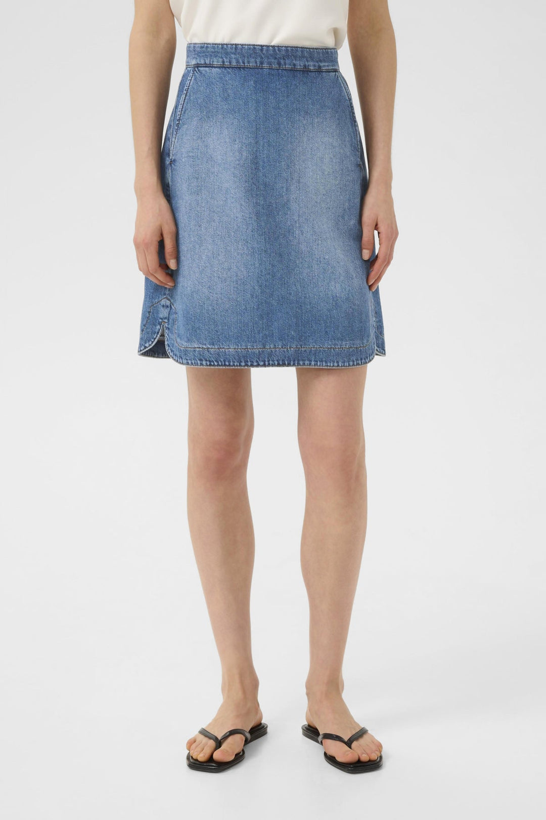 Bilaiw Bacca Skirt Medium Blue | Skjørt | Smuk - Dameklær på nett