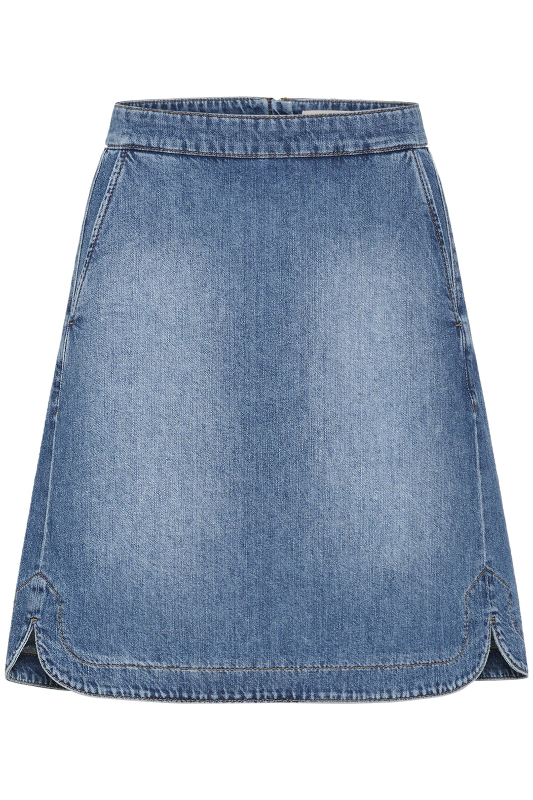 Bilaiw Bacca Skirt Medium Blue | Skjørt | Smuk - Dameklær på nett