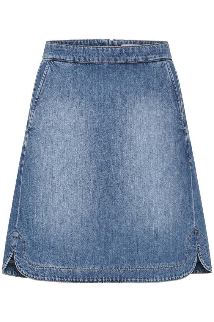 Bilaiw Bacca Skirt Medium Blue | Skjørt | Smuk - Dameklær på nett