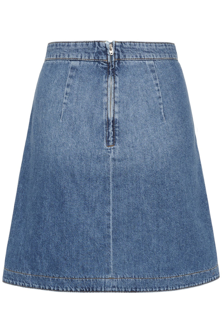Bilaiw Bacca Skirt Medium Blue | Skjørt | Smuk - Dameklær på nett