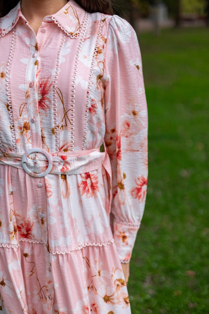 Billa Ls Long Dress Chintz Rose Billa Aop | Kjoler | Smuk - Dameklær på nett