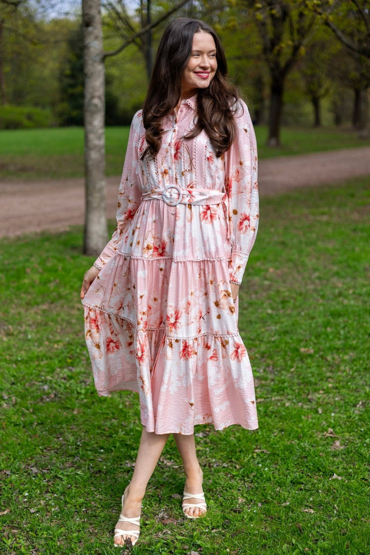 Billa Ls Long Dress Chintz Rose Billa Aop | Kjoler | Smuk - Dameklær på nett