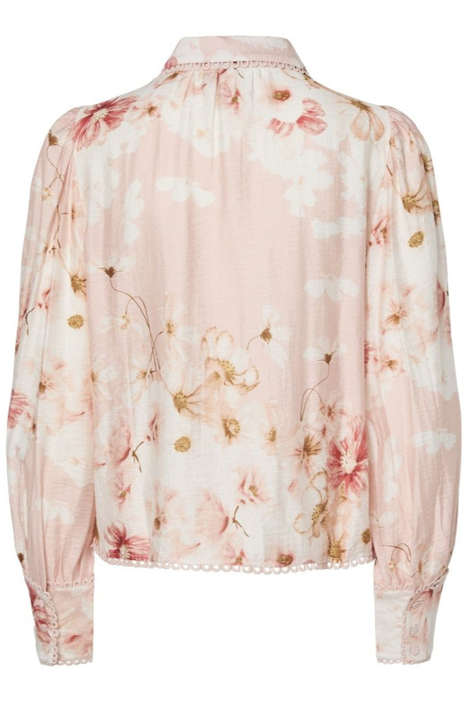 Billa Ls Shirt Chintz Rose Billa Aop | Skjorter og bluser | Smuk - Dameklær på nett