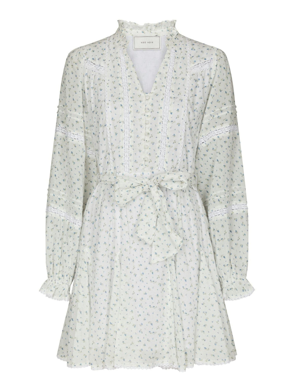 Birgitte Print Flower Dress Off White | Kjoler | Smuk