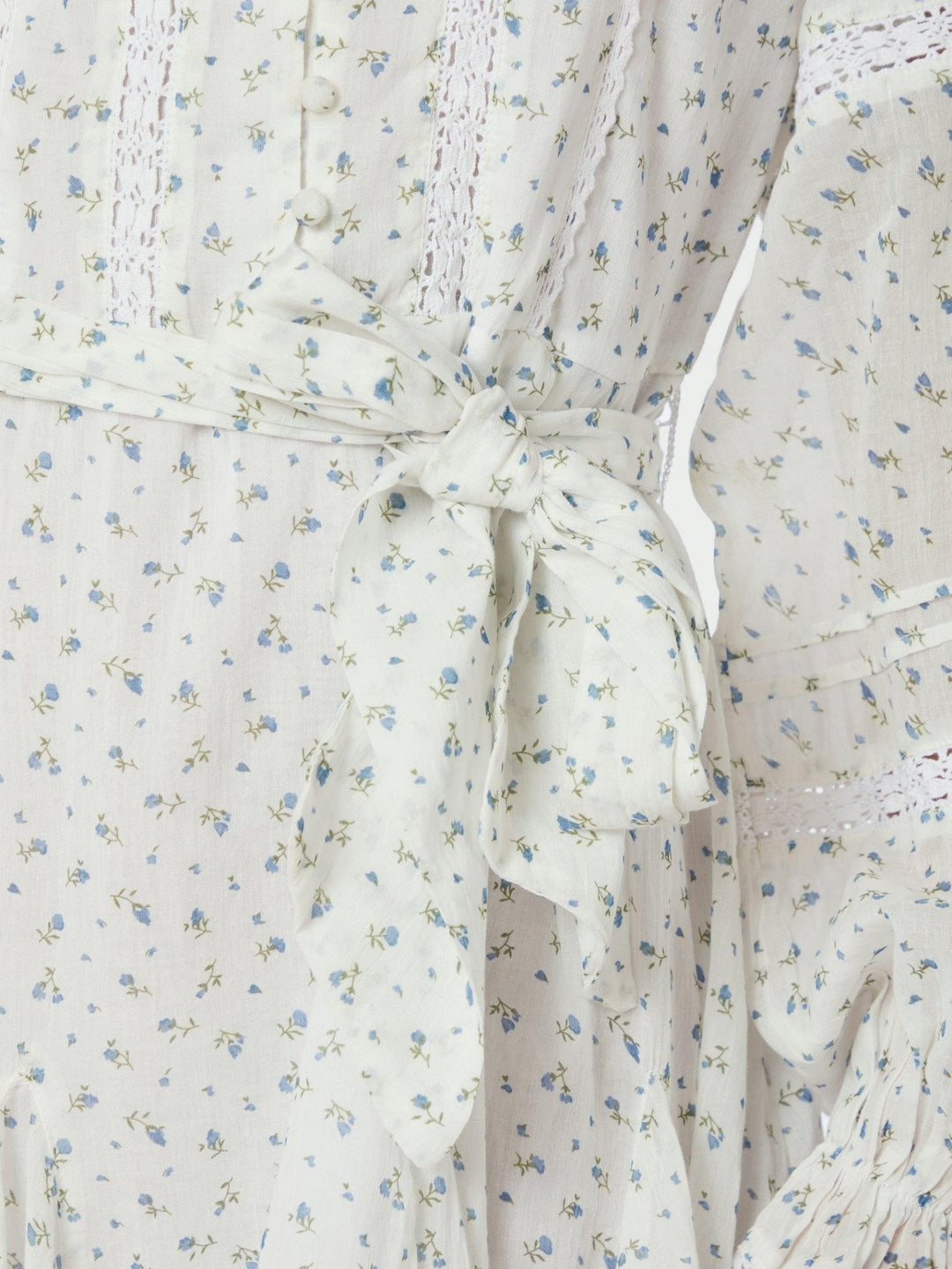 Birgitte Print Flower Dress Off White | Kjoler | Smuk