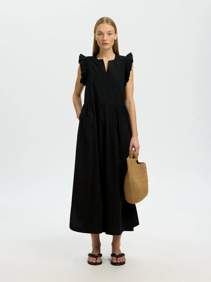 Blair - Ida Regular Sl Long Dress Black | Kjoler | Smuk