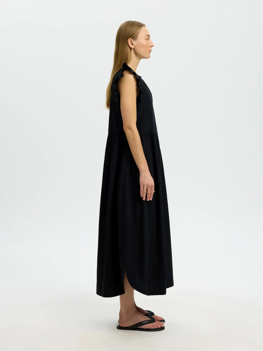 Blair - Ida Regular Sl Long Dress Black | Kjoler | Smuk