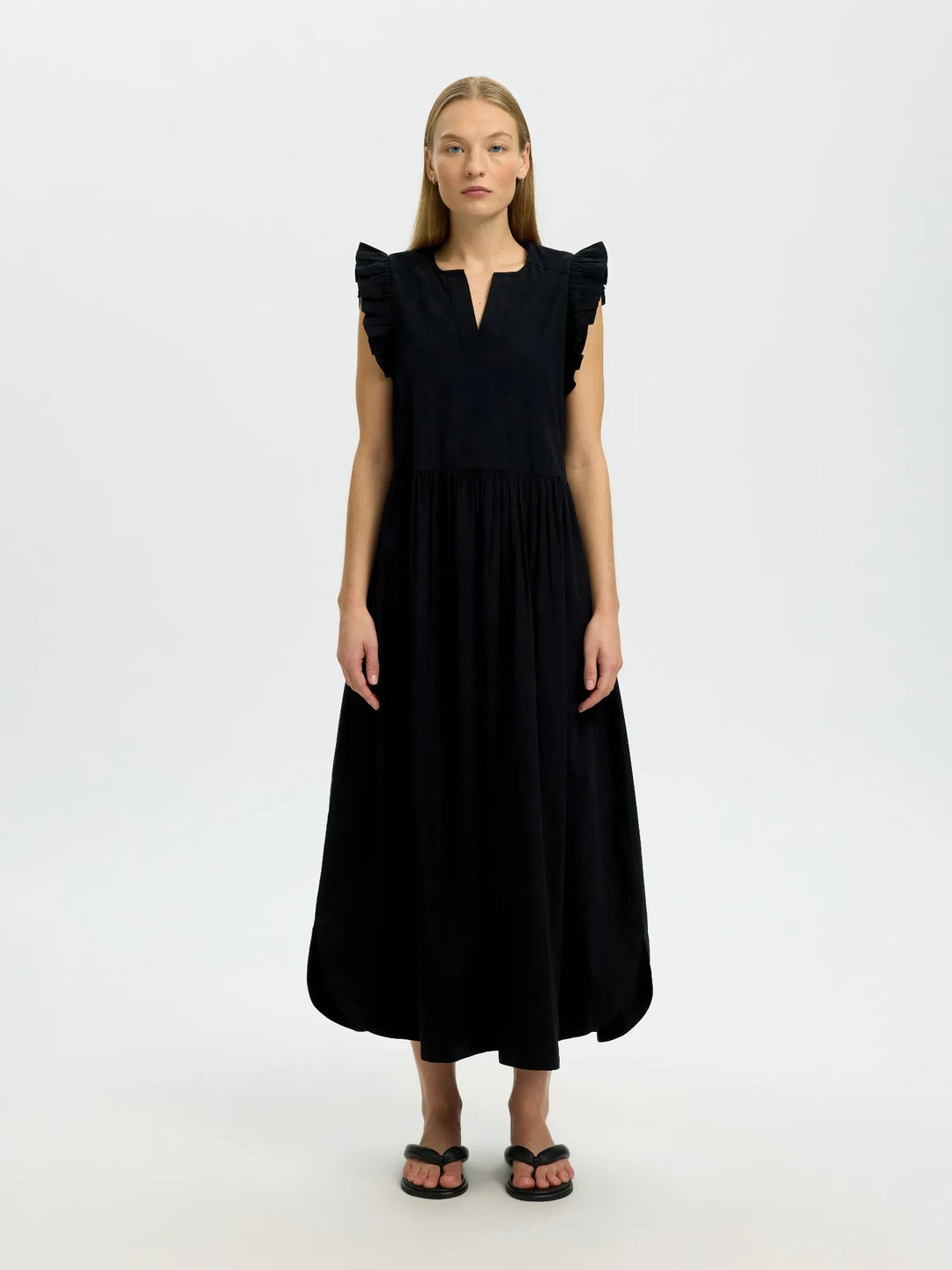 Blair - Ida Regular Sl Long Dress Black | Kjoler | Smuk