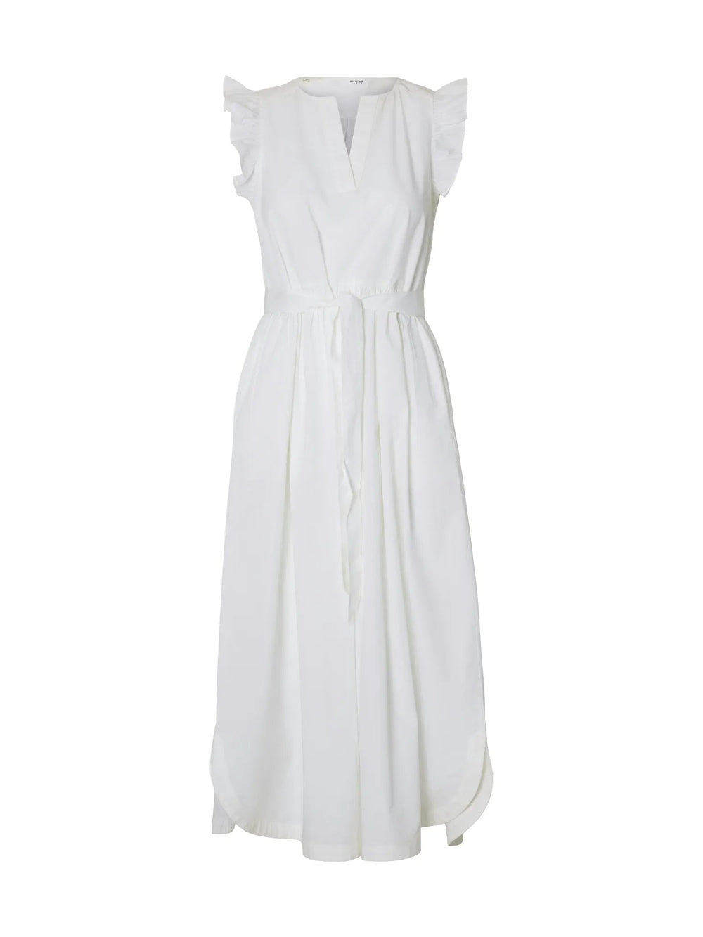 Blair - Ida Regular Sl Long Dress Bright White | Kjoler | Smuk